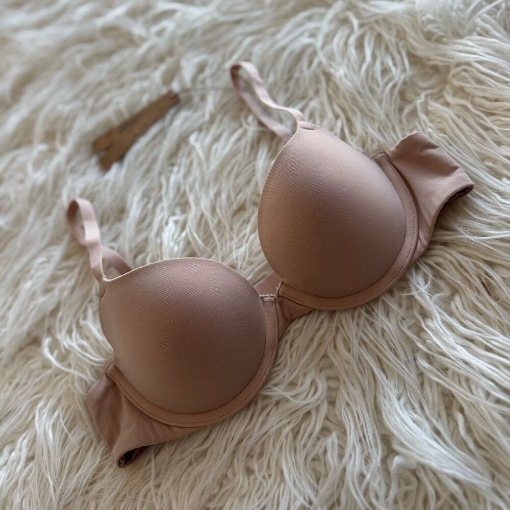 Skims Fits Everybody Pushup Demi Bra Mica Size 34B - Picture 3 of 4